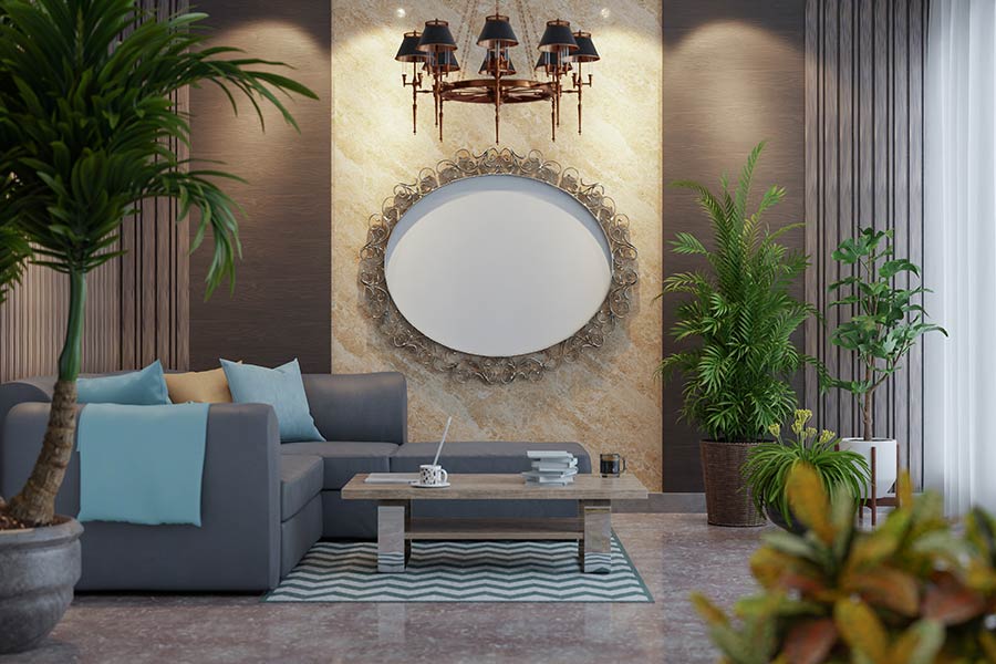 Residential wallpaper installation by Green & McElreath in Houston